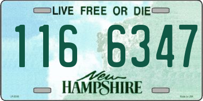 NH license plate 1166347