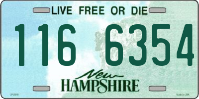 NH license plate 1166354