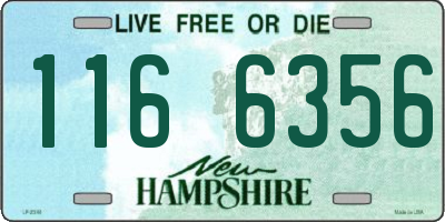 NH license plate 1166356