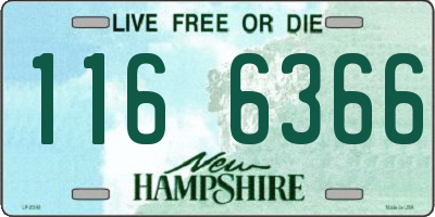 NH license plate 1166366