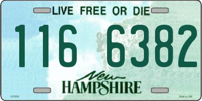 NH license plate 1166382