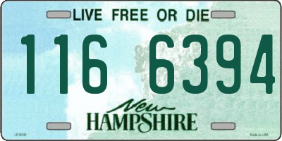 NH license plate 1166394