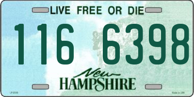 NH license plate 1166398