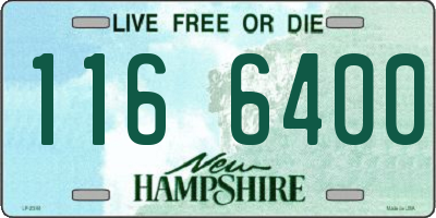 NH license plate 1166400