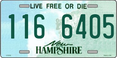 NH license plate 1166405