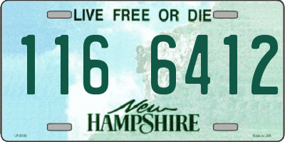 NH license plate 1166412