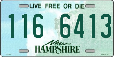 NH license plate 1166413
