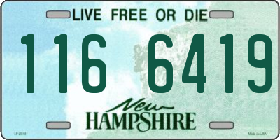 NH license plate 1166419
