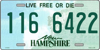 NH license plate 1166422