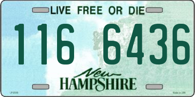 NH license plate 1166436