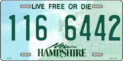 NH license plate 1166442