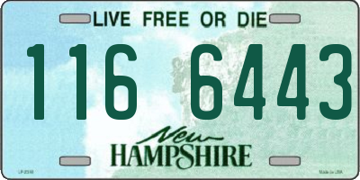 NH license plate 1166443