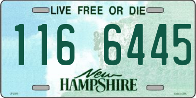 NH license plate 1166445