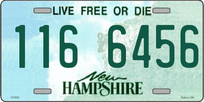 NH license plate 1166456