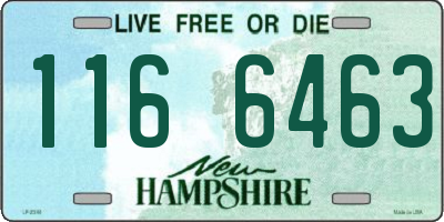 NH license plate 1166463
