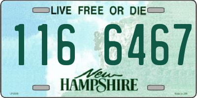 NH license plate 1166467