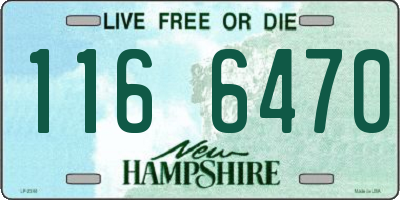 NH license plate 1166470
