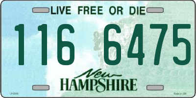 NH license plate 1166475