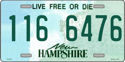 NH license plate 1166476