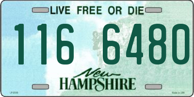 NH license plate 1166480