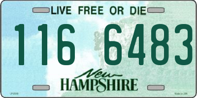 NH license plate 1166483