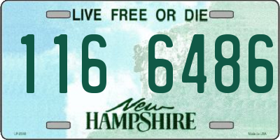 NH license plate 1166486