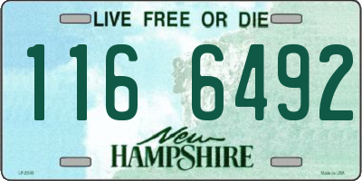 NH license plate 1166492
