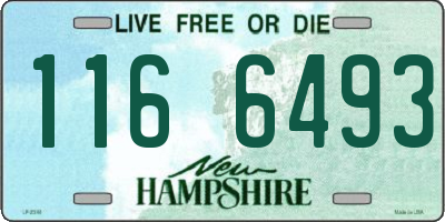 NH license plate 1166493