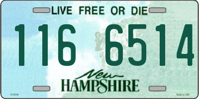 NH license plate 1166514