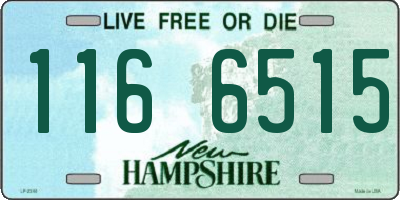 NH license plate 1166515