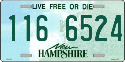 NH license plate 1166524