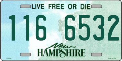 NH license plate 1166532