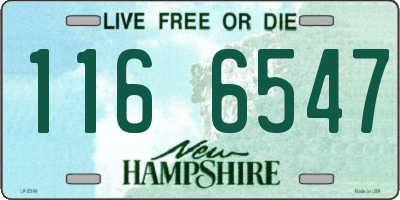 NH license plate 1166547