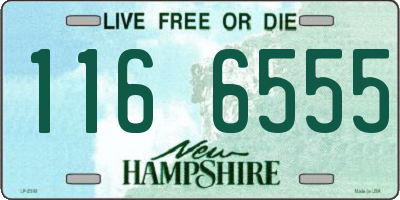 NH license plate 1166555