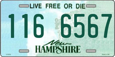 NH license plate 1166567