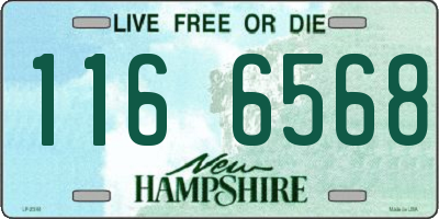 NH license plate 1166568