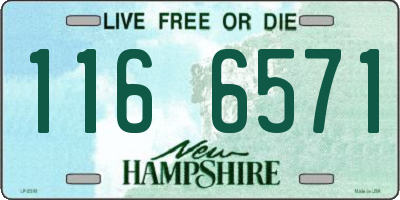 NH license plate 1166571