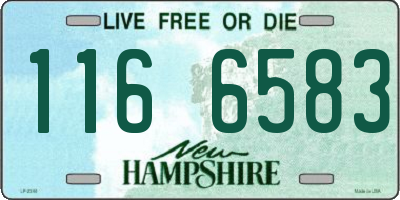 NH license plate 1166583