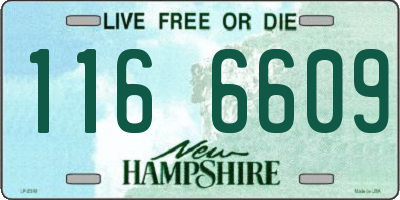 NH license plate 1166609
