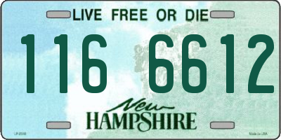 NH license plate 1166612