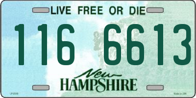 NH license plate 1166613