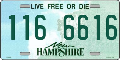 NH license plate 1166616