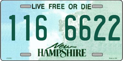 NH license plate 1166622