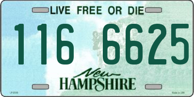 NH license plate 1166625