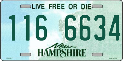 NH license plate 1166634