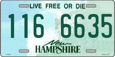 NH license plate 1166635