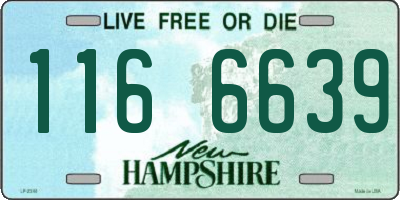 NH license plate 1166639