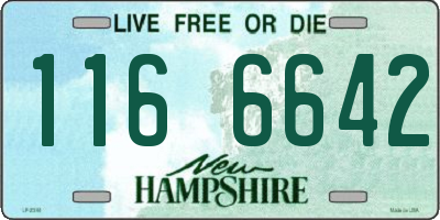 NH license plate 1166642