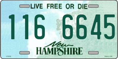 NH license plate 1166645