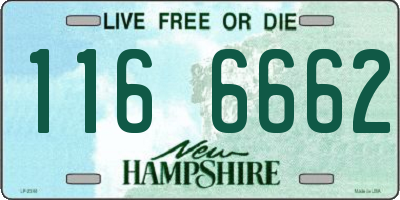 NH license plate 1166662